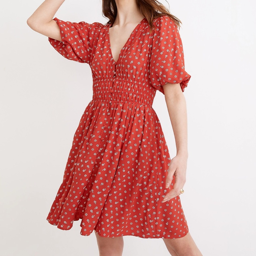 Madewell Sophia Mini Dress in Bandana Floral